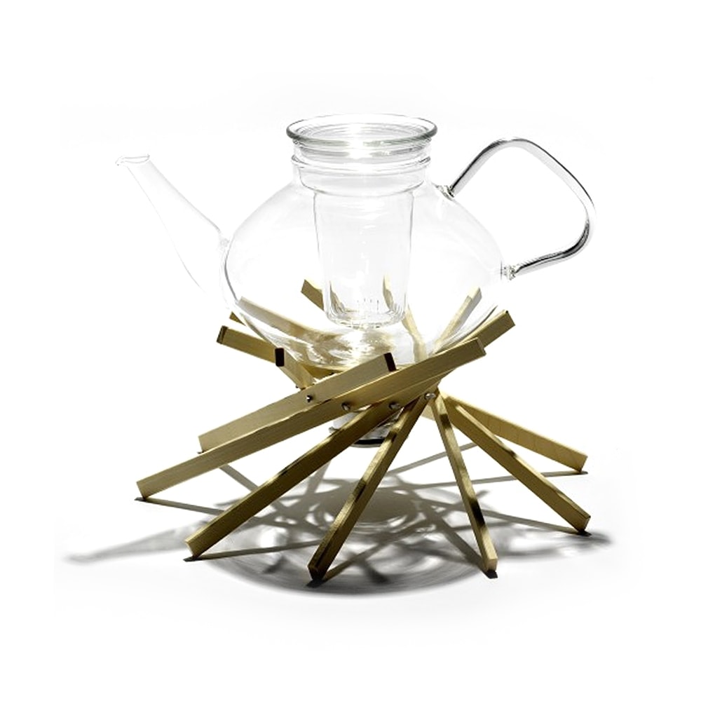 Side by Side Stövchen aus Holz Ahorn