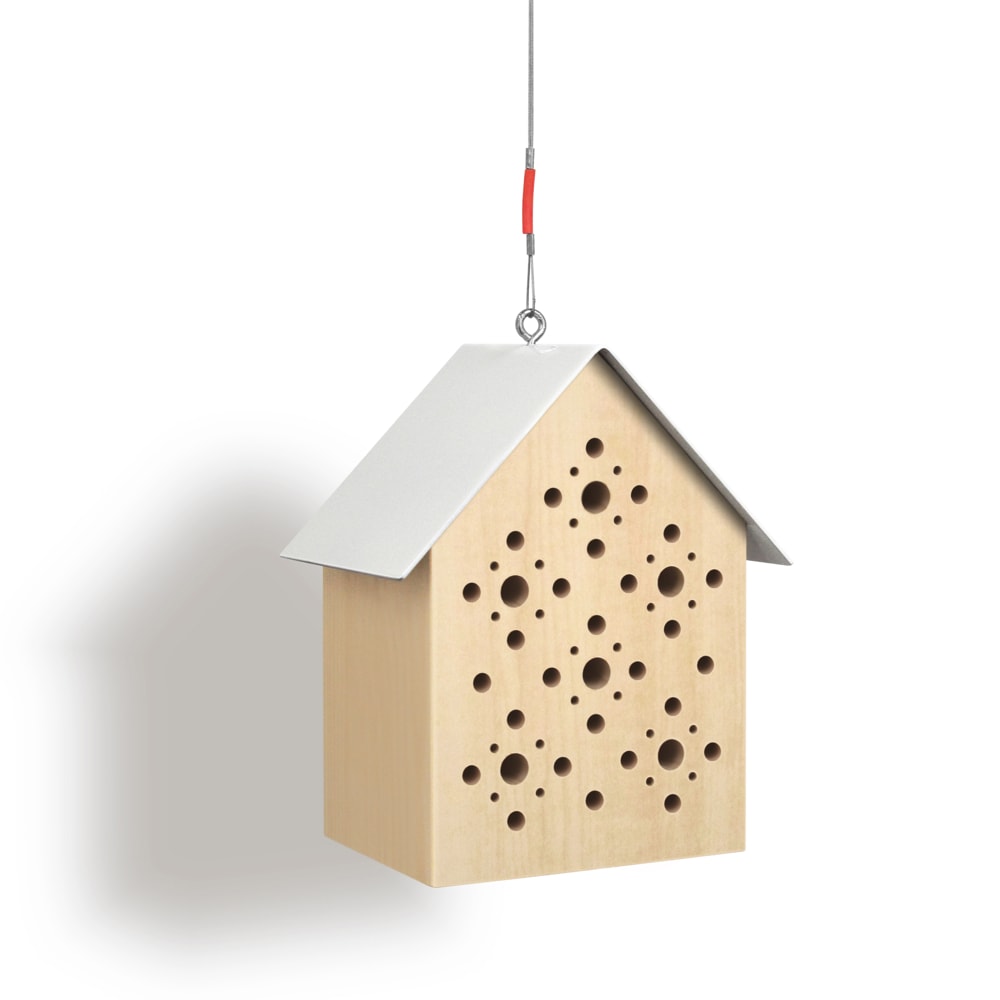 Side by Side Bienenhotel aus Lindenholz Bee´s Inn