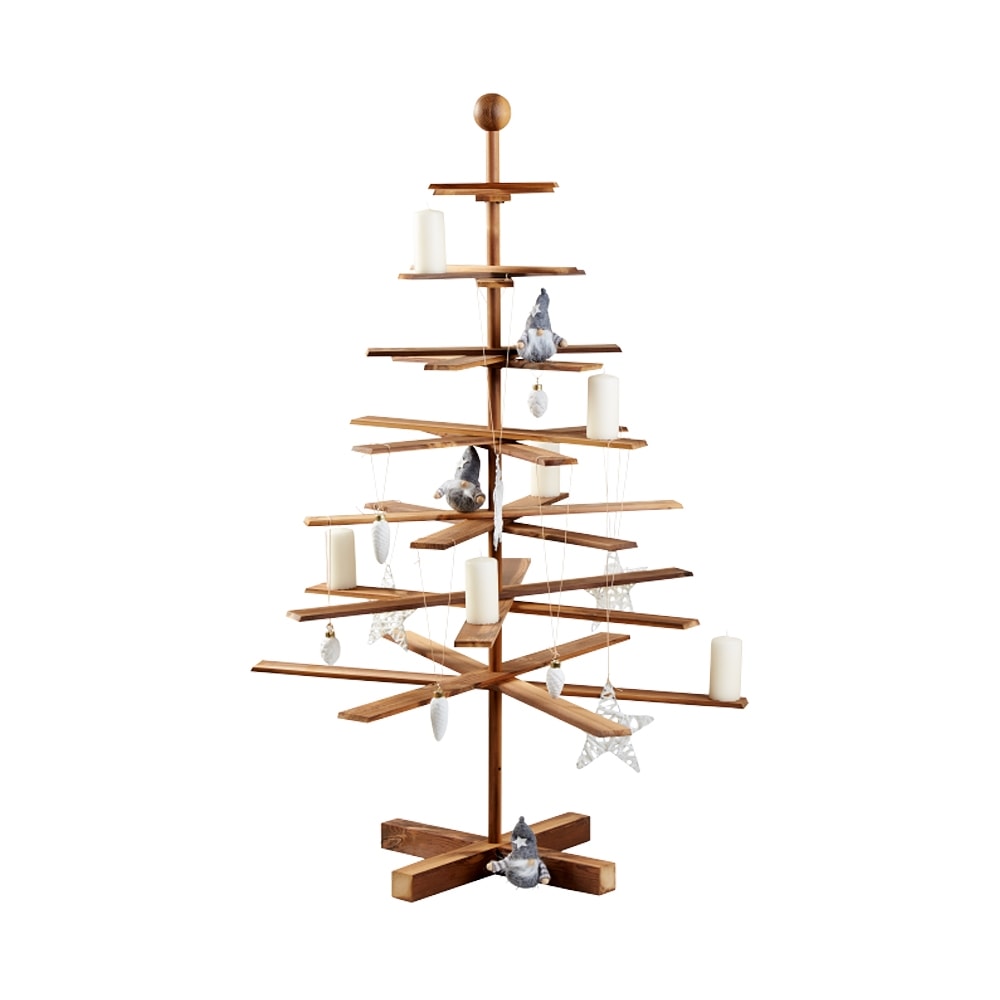 Habitree nachhaltiger Weihnachtsbaum aus Holz - Kebony Character Wood