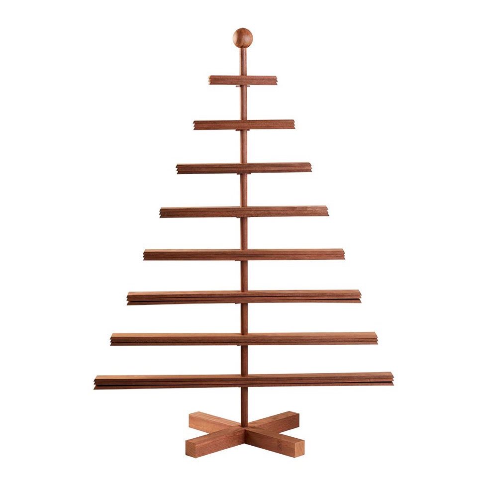 Habitree nachhaltiger Weihnachtsbaum aus Holz - Kebony Clear Wood 125cm
