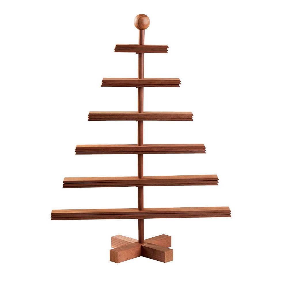 Habitree nachhaltiger Weihnachtsbaum aus Holz - Kebony Clear Wood