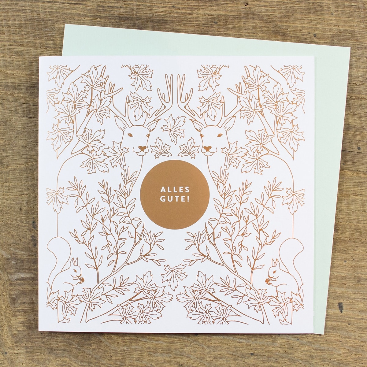 Bow & Hummingbird oekologische Geburtstagskarte Alles Gute