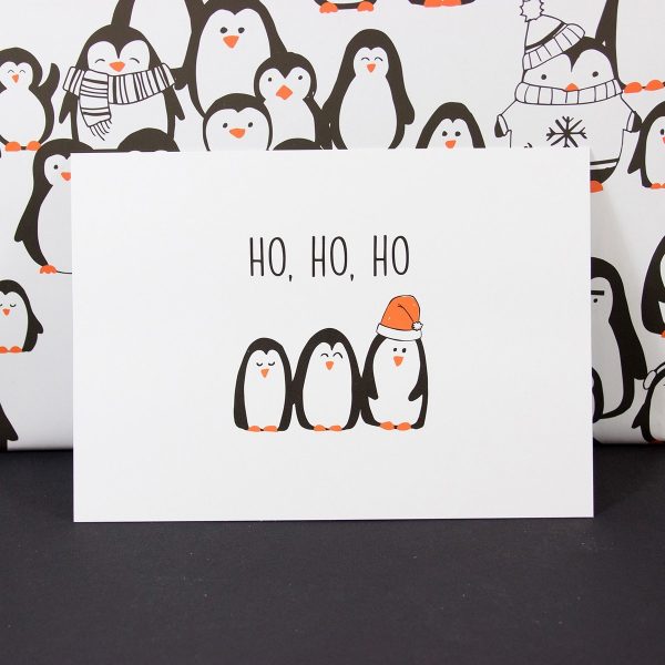 bow-hummingbird-oekologische-weihnachtskarte-postkarte-pinguine