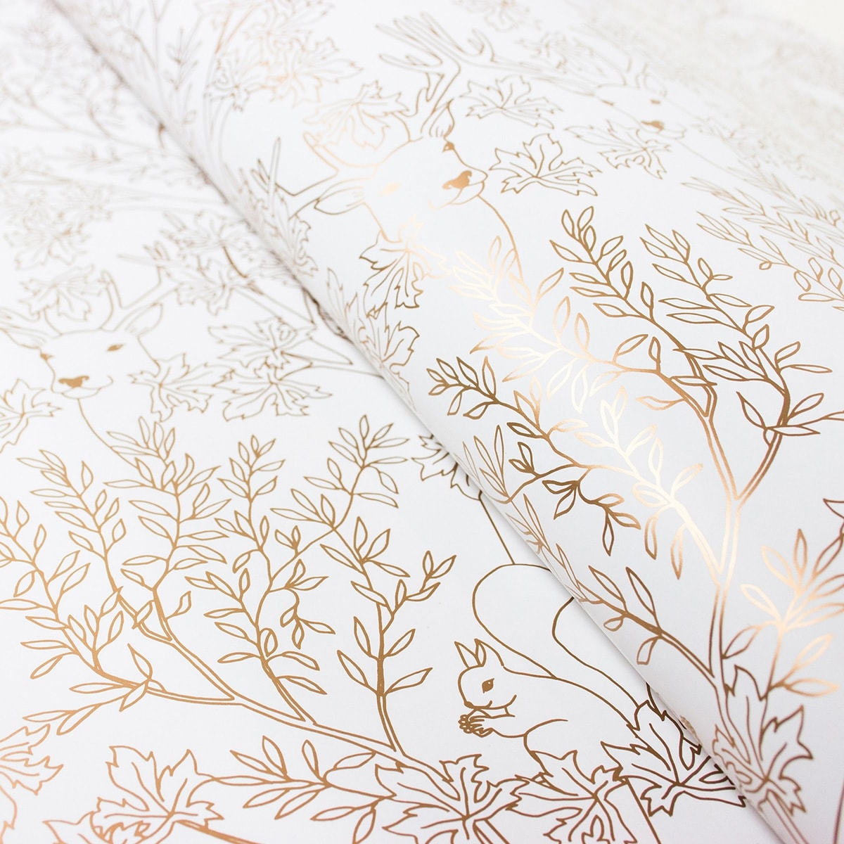 Bow & Hummingbird Ökologisches Design-Geschenkpapier Deep forest