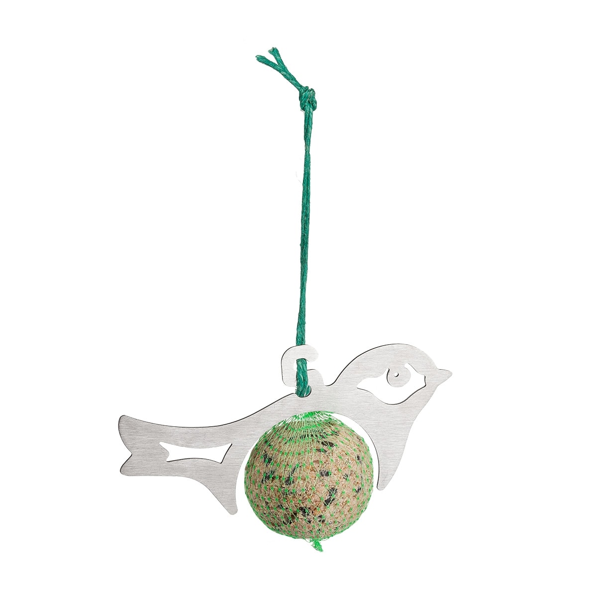 Design im Dorf Kleine Meise Knödelhalter Vogelfutterstation aus Edelstahl