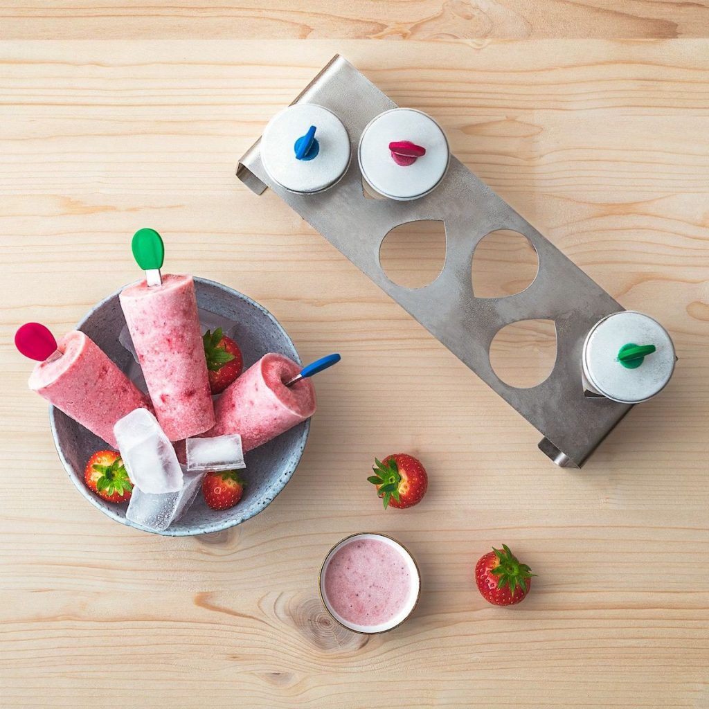 Eco Brotbox Ice Pops Formen aus Edelstahl für Eis am Stiel