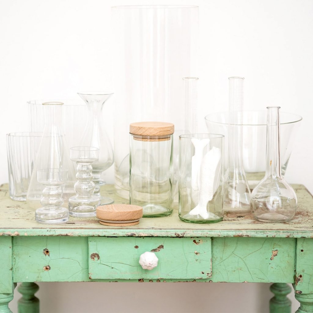 side-by-side-recycling-glas-vorratsglas-weiss