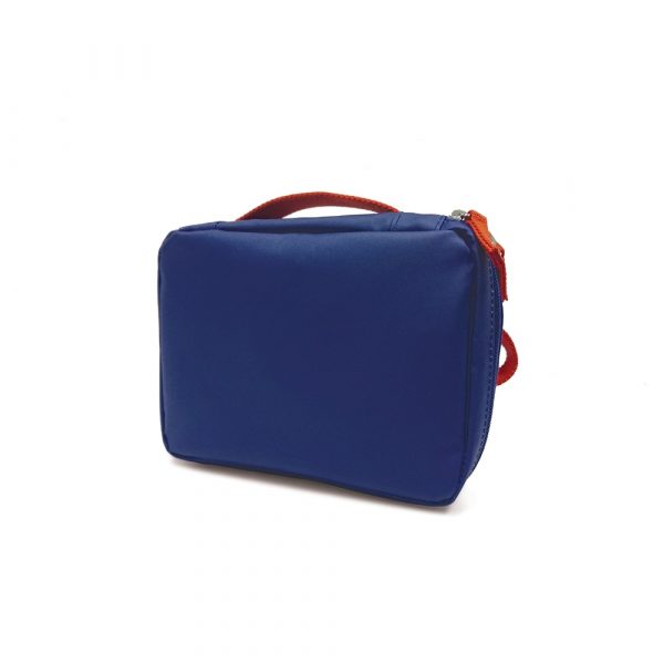 by Ekobo Go Repet Lunchbag / Kulturtasche blau aus recyceltem Plastik