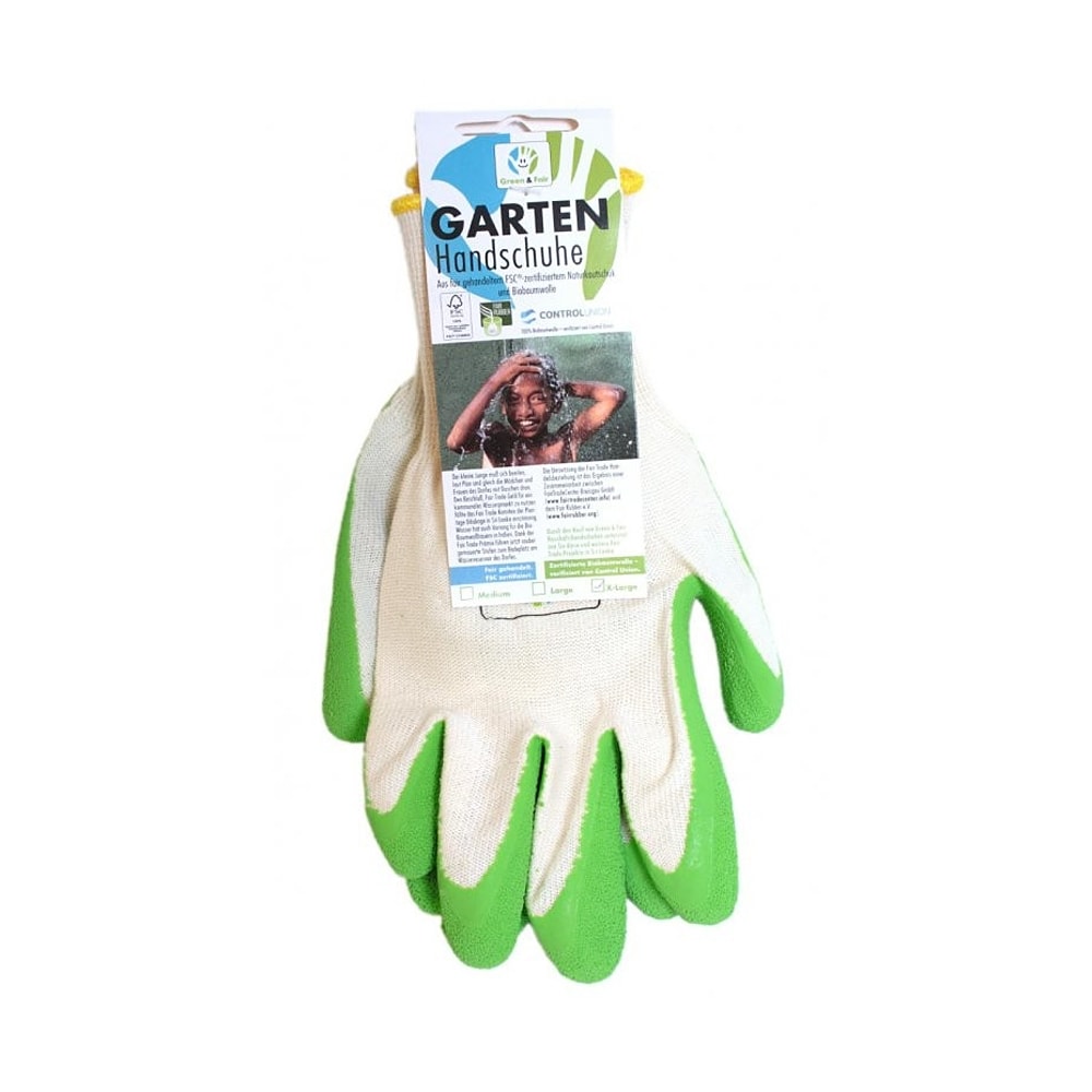 Green & Fair Gartenhandschuhe aus Naturlatex