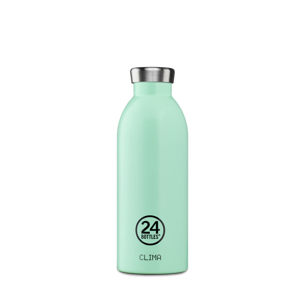 24Bottles Clima Aqua Green Thermosflasche aus Edelstahl 500ml