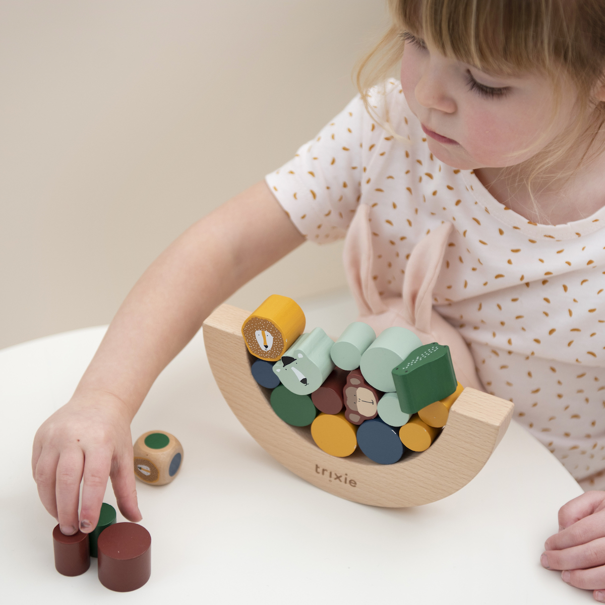 Demi-sphère En Bois Massif - Jeu D'équilibre Pour Enfants - 14 Cm Diamètre - Développe Motricité Et Concentration