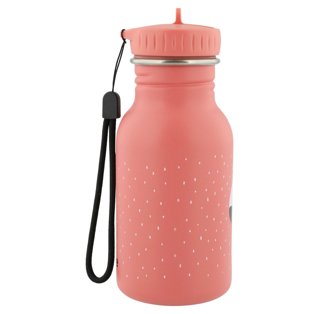 trixie-kindertrinkflasche-aus-edelstahl-350ml-mrs-flamingo