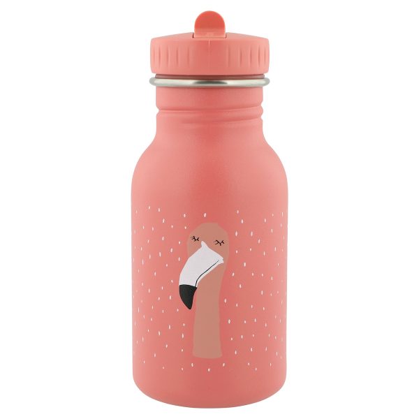 trixie-kindertrinkflasche-aus-edelstahl-350ml-mrs-flamingo