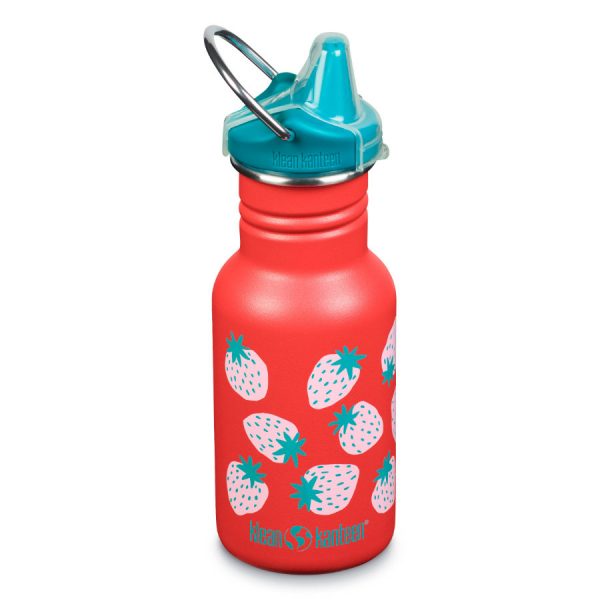 klean-kanteen-kid-kindertrinkflasche-edelstahl-sippy-cap-coral-strawberries