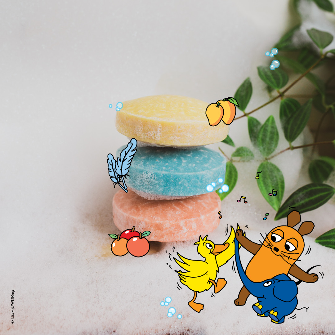 HYDROPHIL - feste Naturseife - Die Ente - SÜSSE MANGO