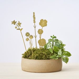 Another Studio Brass Blooms Herbs Blumendekoration aus Messing Kräuter