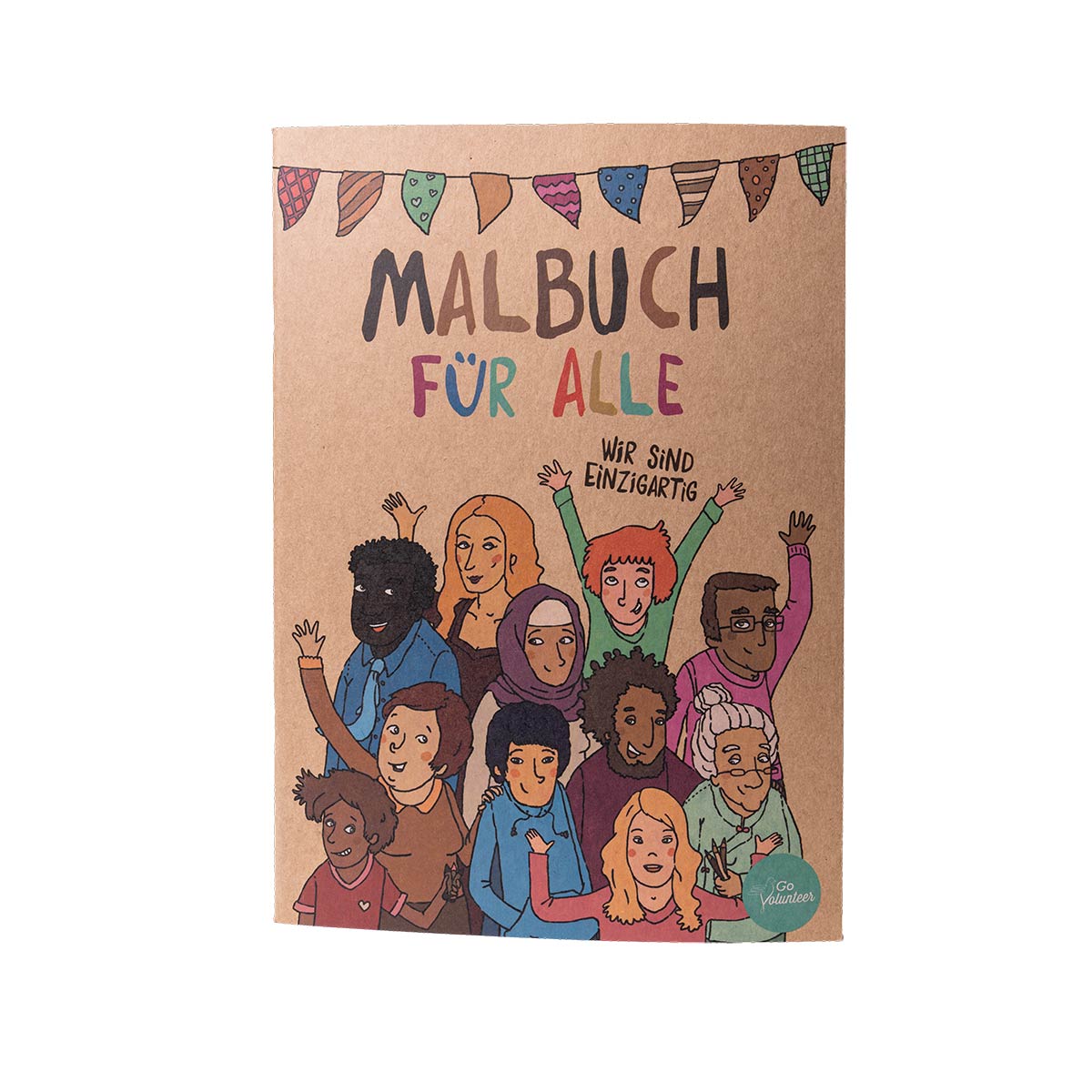 Hautfarben nachhaltiges Malbuch für alle