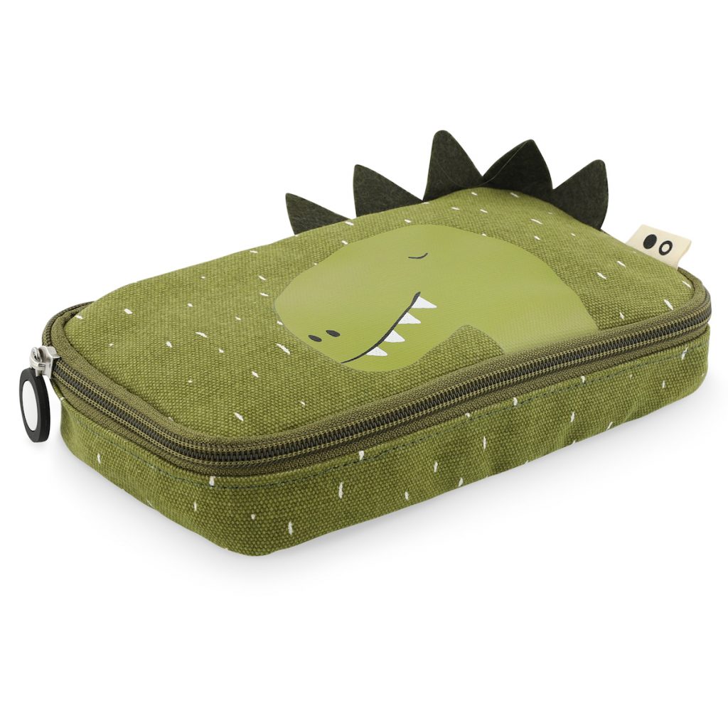 Plüsch-Federmäppchen Als Dinosaurier – Süßes Stifteetui Mit Reißverschluss, 36 Cm, Aus Weichem Polyester