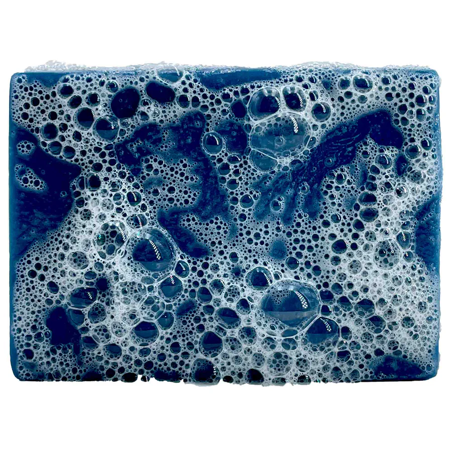 Sapiens natürliche feste Bio-Seife für Männer dunkelblau - Sensei´s Black Tea
