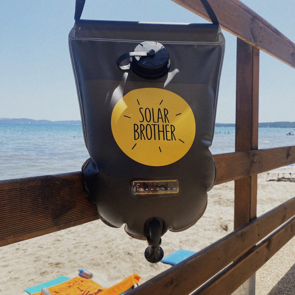 Solar Brother SunWater -Solardusche für unterwegs 7 Liter