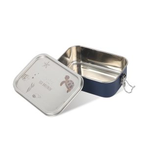 EcoBrotbox - Lunchbox aus Edelsthal - Kinderbrotdose - Deep Blue - Ocean Edition