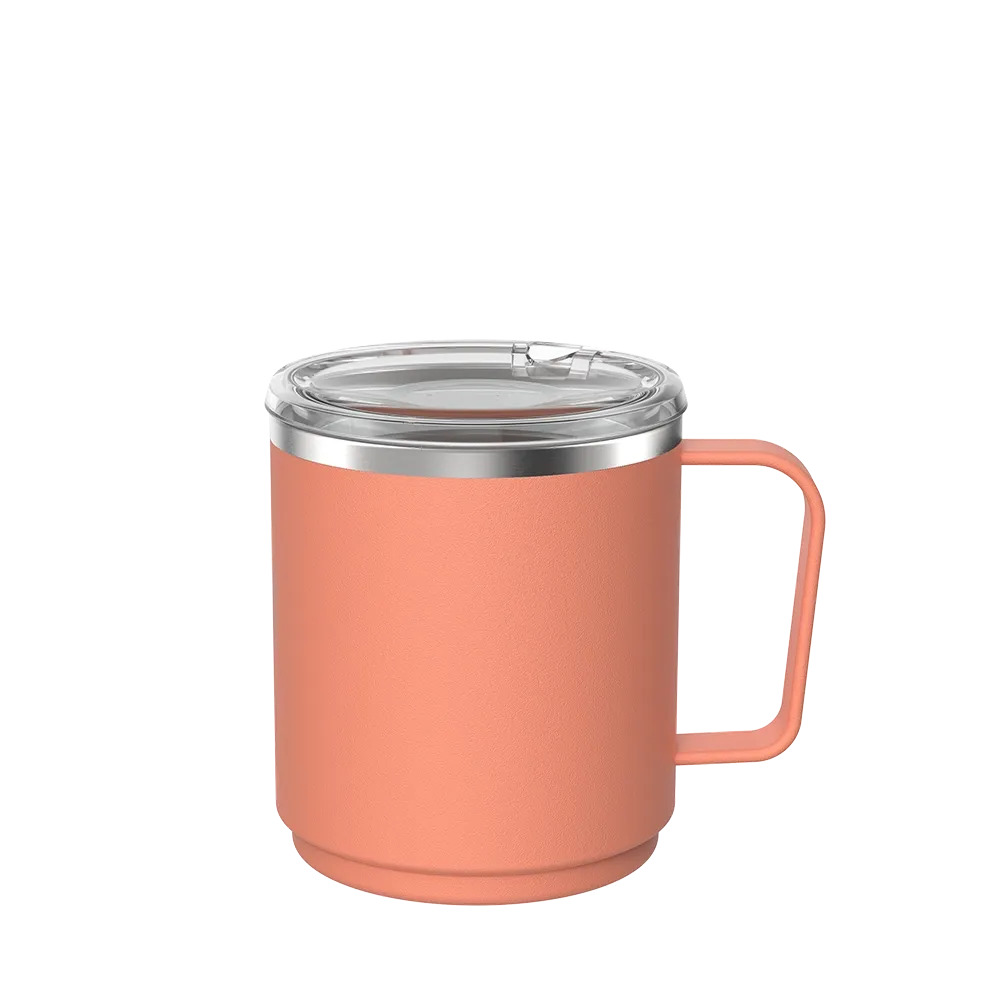 KeepCup Camp Mug clay - Thermobecher, Campingbecher aus Edelstahl mit Deckel - Aprikose