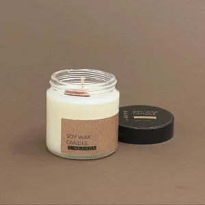 The Munio vegane kleine Zimtkerze aus Sojawachs im Glas - 100ml