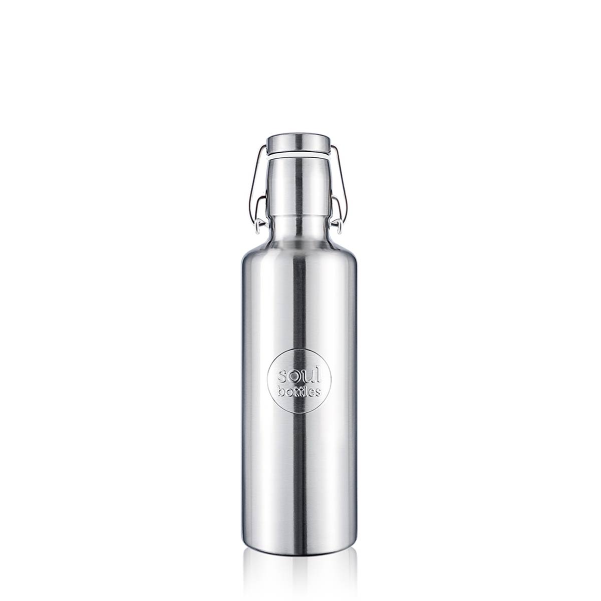 Soulbottle Trinkflasche aus Edelstahl - Soulbottle Steel light plain - 0,75L