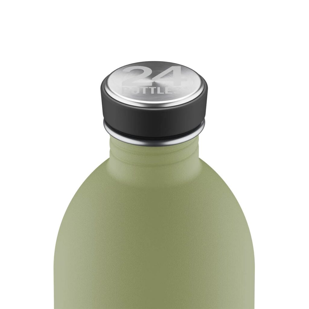 24Bottles URBAN Edelstahl-Trinkflasche 1000 ml – Farbe Sage. Wiederverwendbar, BPA-frei & klimaneutral. Nachhaltige Alternative zu Plastikflaschen.