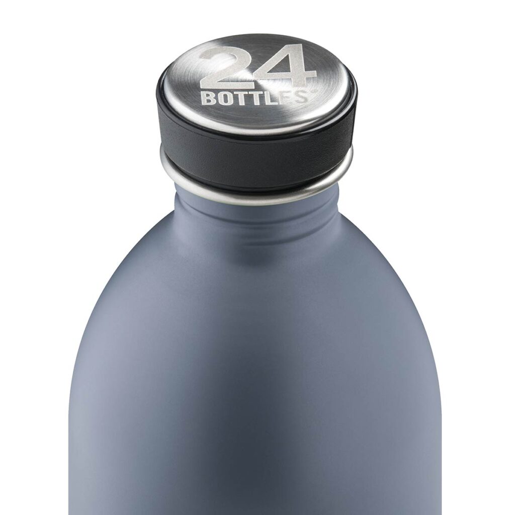 24Bottles Urban FORMAL GREY 1L - superleichte Designtrinkflasche aus Edelstahl GRAU