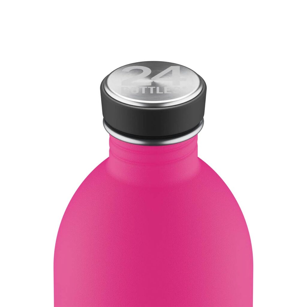 24Bottles URBAN Edelstahl-Trinkflasche 1000 ml – Farbe Passion Pink. Wiederverwendbar, BPA-frei & klimaneutral. Nachhaltige Alternative zu Plastikflaschen.