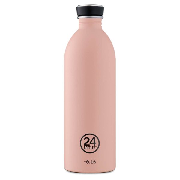 24Bottles Urban DUSTY PINK 1L - superleichte Designtrinkflasche aus Edelstahl leichtes Rosé