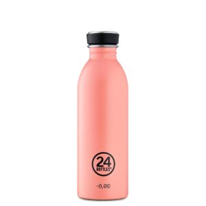 Trinkflasche Edelstahl 0,5 L – URBAN Bottle Blush Rose von 24Bottles, leicht, matt, auslaufsicher & BPA-frei