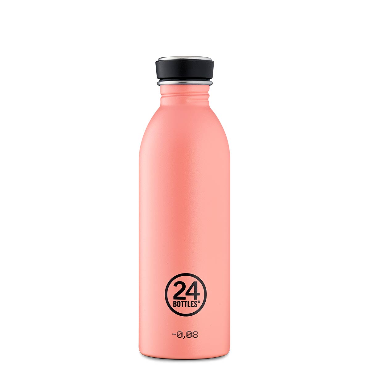 Trinkflasche Edelstahl 0,5 L – URBAN Bottle Blush Rose von 24Bottles, leicht, matt, auslaufsicher & BPA-frei