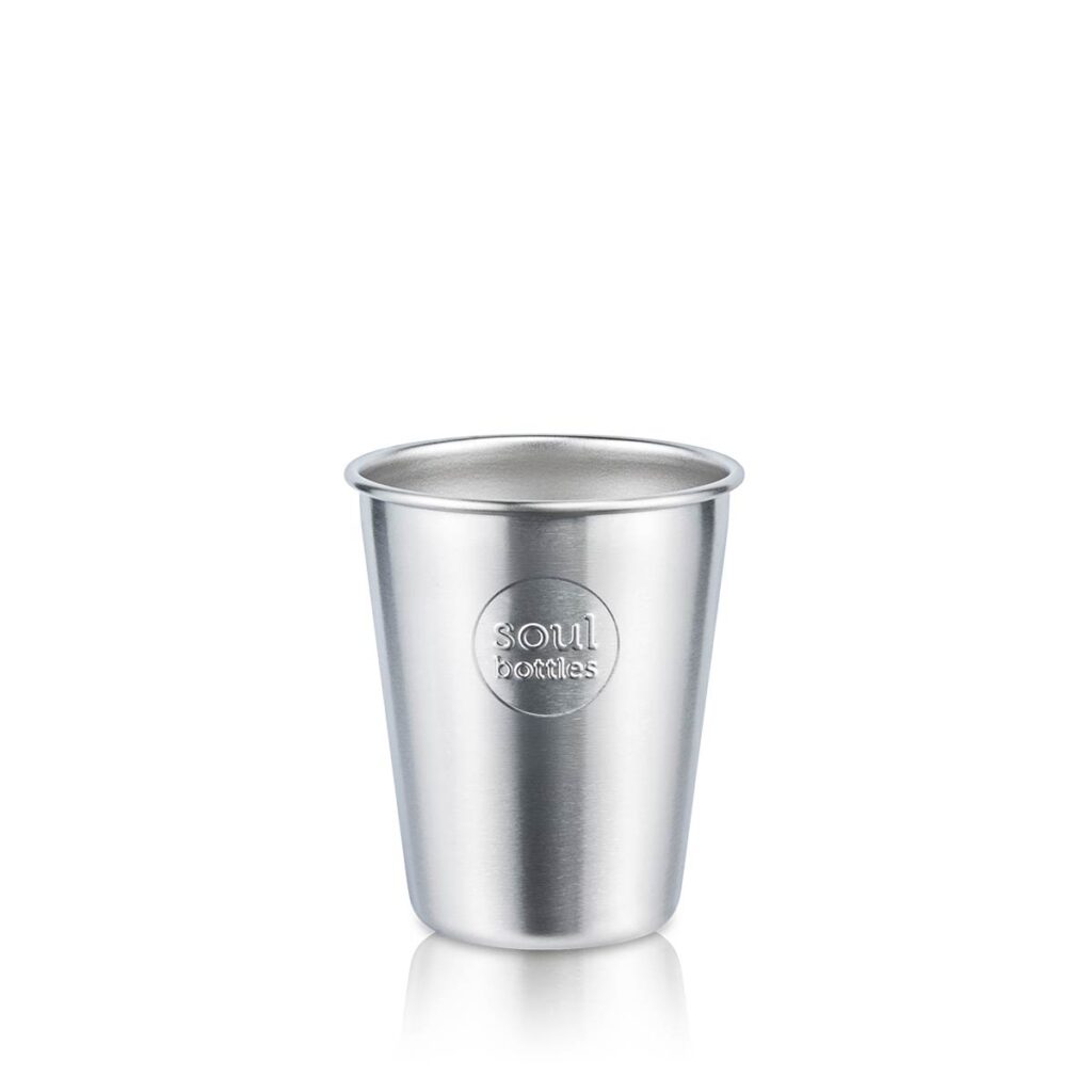 Trinkbecher aus Edelstahl – Soulbottle Soulcup plain – 0,3 Liter - plastikfrei und nachhaltig