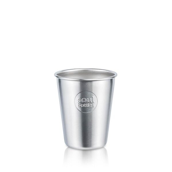 Trinkbecher aus Edelstahl – Soulbottle Soulcup plain – 0,3 Liter - plastikfrei und nachhaltig