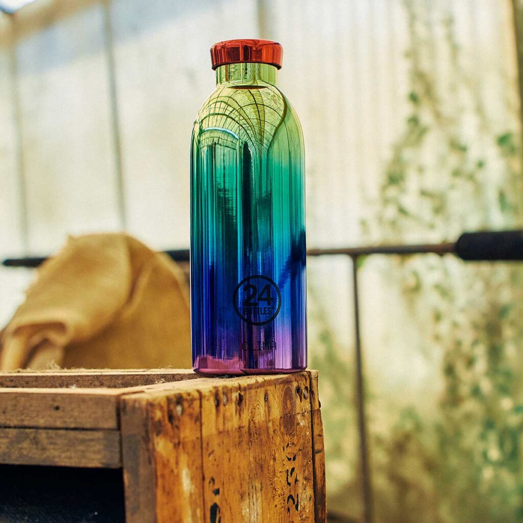 24Bottles CLIMA Skybeau Thermoflasche mit spiegelndem Chrom-Finish