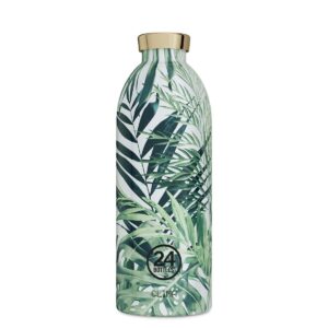 24Bottles CLIMA LUSH Isolierflasche – elegante, nachhaltige Trinkflasche aus Edelstahl mit edlem Druck und Glossy Finish