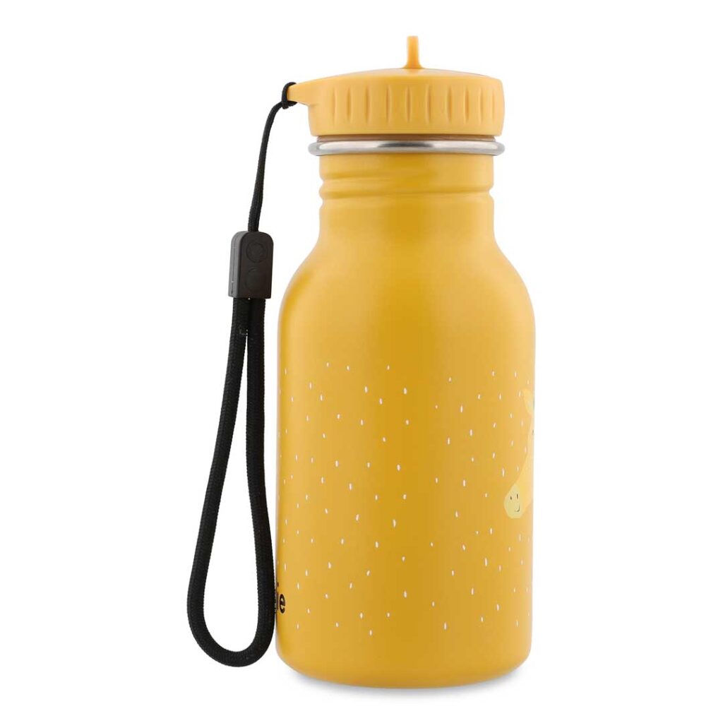 Trixie - kleine, robuste Trinkflasche aus Edelstahl für Kinder - auslaufsicher, BPA-frei und im schönen Afrika-Design Mr. Giraffe