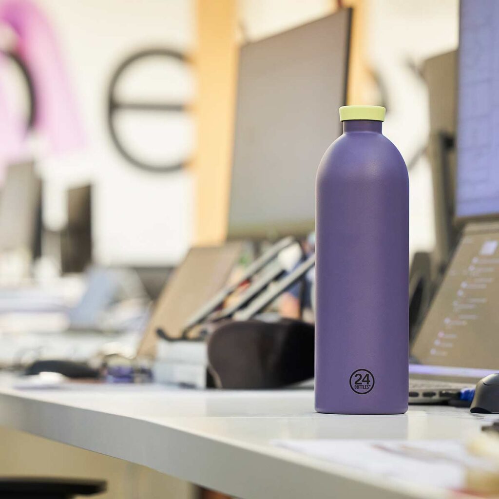 XL Thermoflasche von 24Bottles - Clima Dusk - mit 1,5L Volumen, hält die Getränke extralange heiss oder kalt