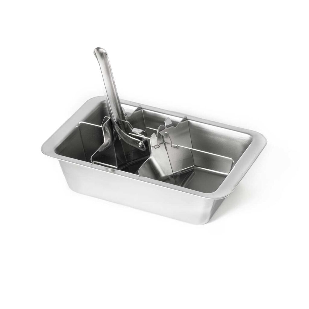 Eco Brotbox Eco Ice Cuber Giant - große Eiswürfelform aus Edelstahl - frei von BPA, BPS, Phthalaten, PVC, Blei, Aluminium