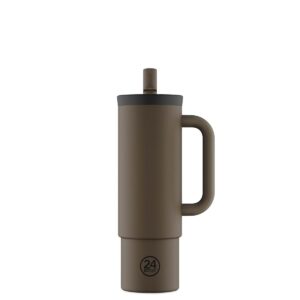 24Bottles Straw Cup MOCHA 800ml ist ein Thermo Tumbler für unterwegs oder Büro - hält das Getränk bis 24 Stunden heiss oder kalt